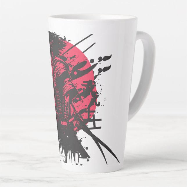 Samurai Warrior Mug – Bushido Code Design (Right Angle)
