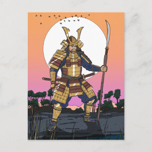Samurai Warrior Postcard