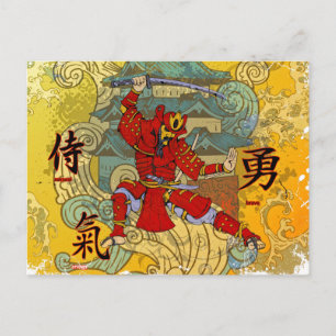 Samurai Warrior Postcard