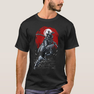 Samurai Warrior Red Circle T-Shirt