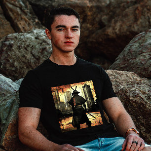 Samurai Warrior Stance Tee: Honour & Tradition T-Shirt
