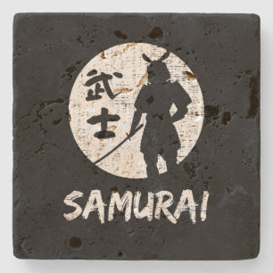 Samurai Warrior Stone Coaster