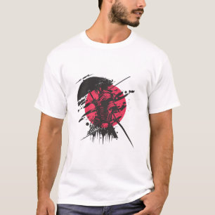 Samurai Warrior T-Shirt Japanese Bushido Art*