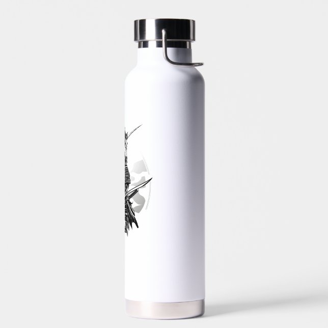 Samurai Warrior Unicorn (1) Water Bottle (Left)