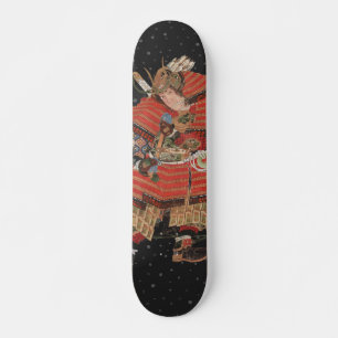 Samurai Warrior Vintage Japanese Art Skateboard