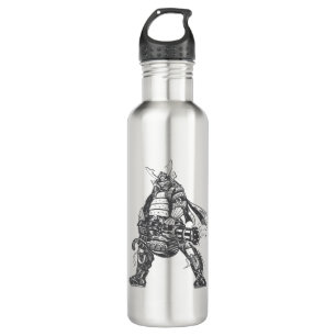 Samurai Warrior With Rapid Fire Gun 710 Ml Water Bottle