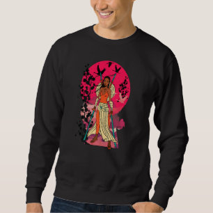 Samurai Warriors Japanese Fashion Japan Afro Afric Sweatshirt