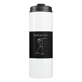 Samurai way of the warrior gift present thermal tumbler