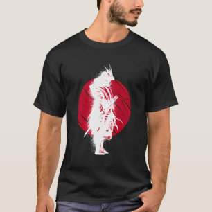Samurai With Japanese Samurai And Samurai Bushido  T-Shirt