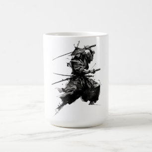 Samurai with Sword Coffee Mug