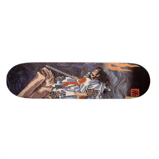 Samurai with Sword Skateboard