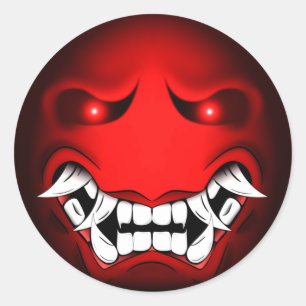 Samuraymoji Round Sticker