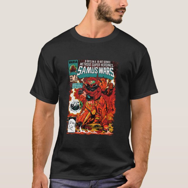Samus Wars Essential  T-Shirt (Front)