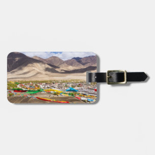 Samye monastery aerial view - Tibet, Asia Luggage Tag