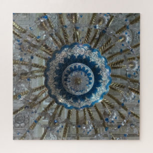 san agustin chandelier blue jigsaw puzzle