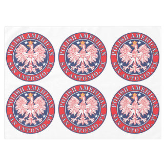 San Antonia Texas Polish American Eagle Tablecloth