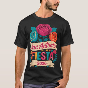 San antonio 2026 fiesta cinco de mayo texas cultur T-Shirt