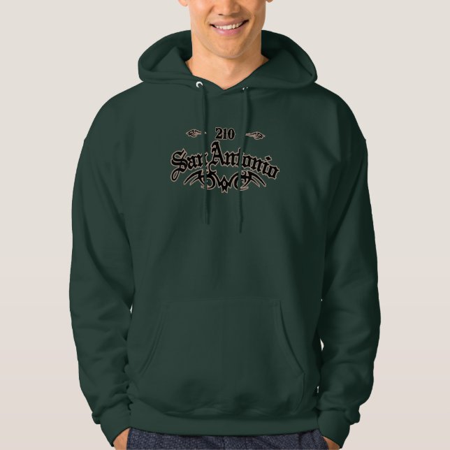 San Antonio 210 Hoodie (Front)