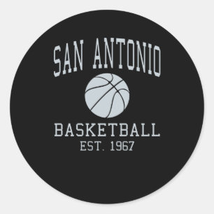 San Antonio Basketball Classic Round Sticker
