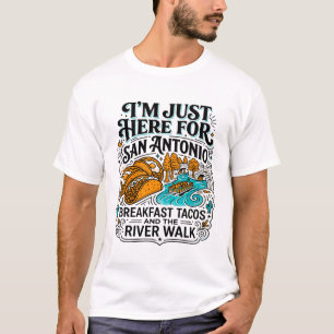 San Antonio Breakfast Tacos And River Walk T-Shirt