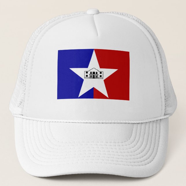 San Antonio Flag Trucker Hat (Front)
