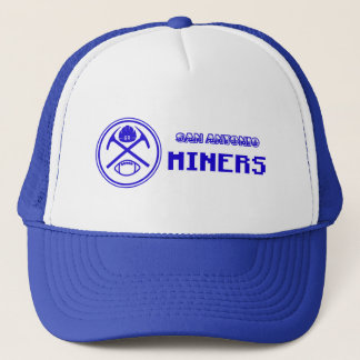 San Antonio Miners White/Royal Trucker Hat