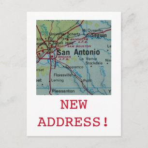 San Antonio New Address announcement