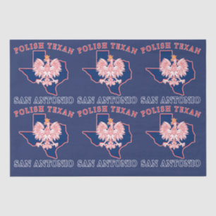 San Antonio Polish Texan Tissue Paper