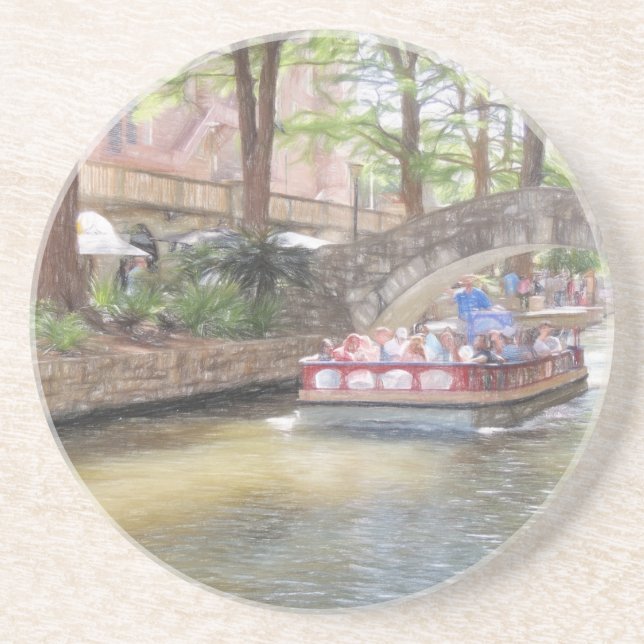 San Antonio River Walk Coaster (Front)