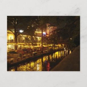 San Antonio River Walk Postcard