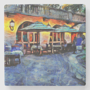 San Antonio Riverwalk stone coasters