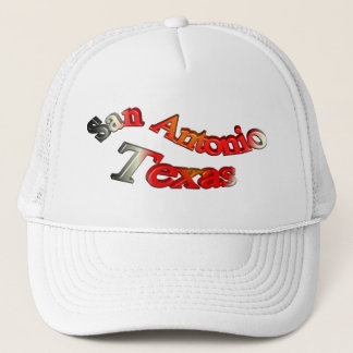 San Antonio Texas 3D Trucker Hat