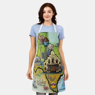San Antonio Texas Apron