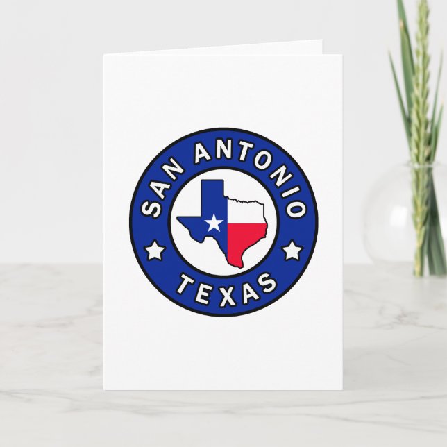 San Antonio Texas Card (Front)