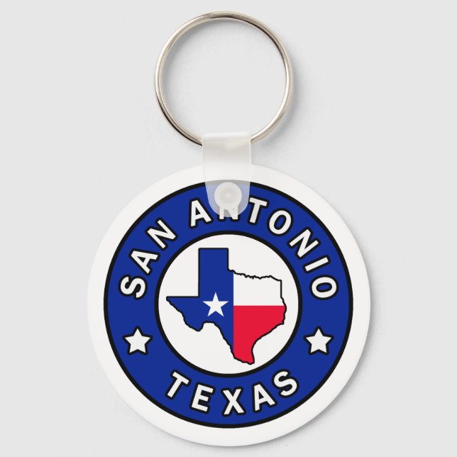San Antonio Texas Key Ring (Front)