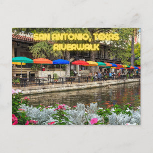 San Antonio, Texas River Walk Postcard Souvenir