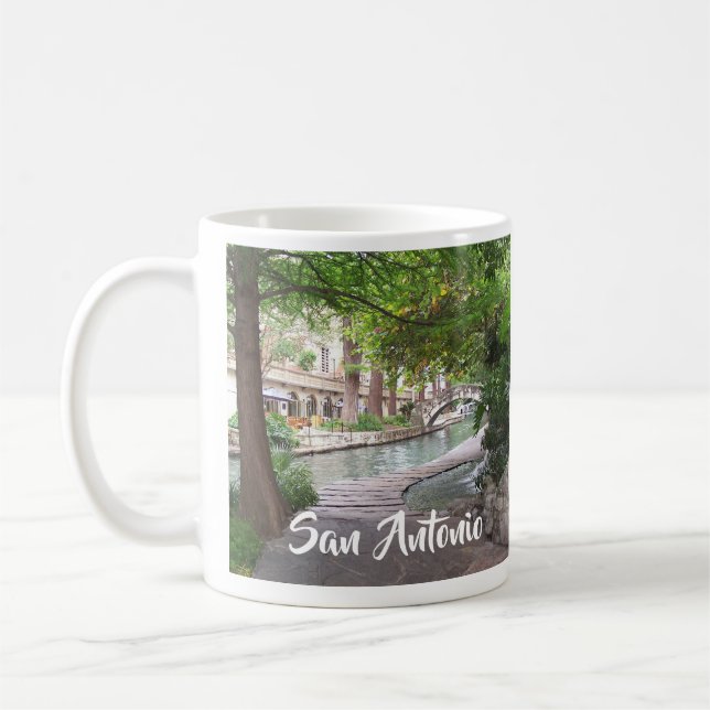 San Antonio Texas Riverwalk photo Coffee Mug (Left)