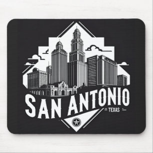San Antonio Texas skyline Mouse Pad