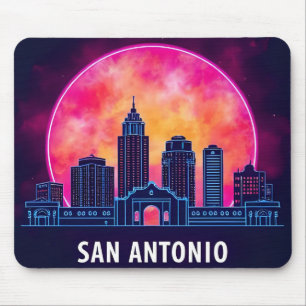 San Antonio Texas skyline Mouse Pad