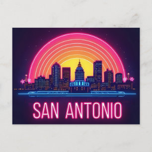 San Antonio Texas skyline Postcard