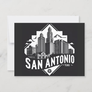 San Antonio Texas skyline Postcard