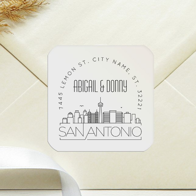 San Antonio Wedding | Pre-Addressed Envelope Seal (Creator Uploaded)