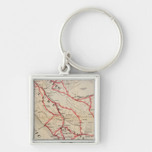 San Benito, Fresno, Monterey, San Luis Obispo Key Ring