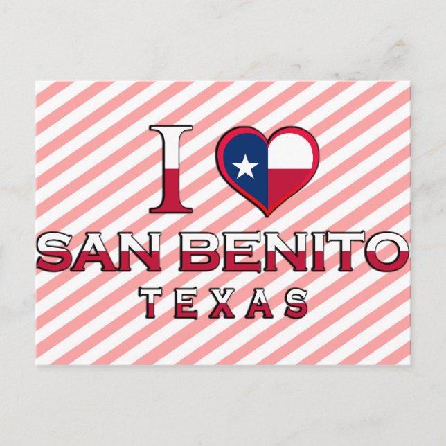 San Benito, Texas Postcard (Front)