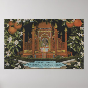 San Bernardino, CA - 22nd National Orange Show Poster