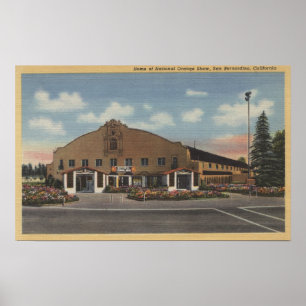 San Bernardino, CA - Home of the National Orange Poster