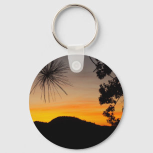 San Bernardino Mountains Sunset Key Chain