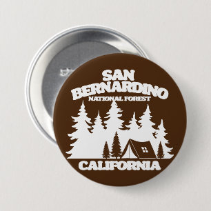 San Bernardino National Forest 7.5 Cm Round Badge
