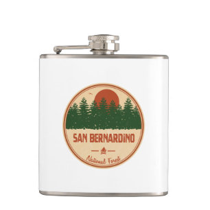 San Bernardino National Forest Hip Flask