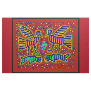 San Blas Island Kuna Mola Designer Fabric